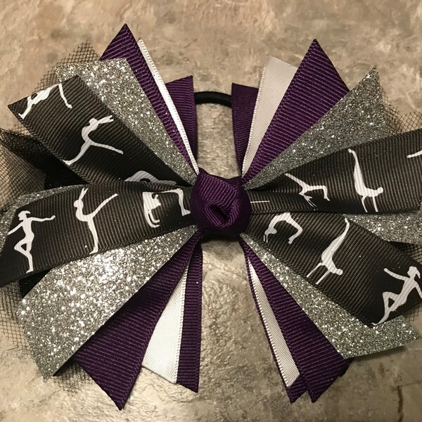 Green Gymnastics Hair Ribbon Etsy