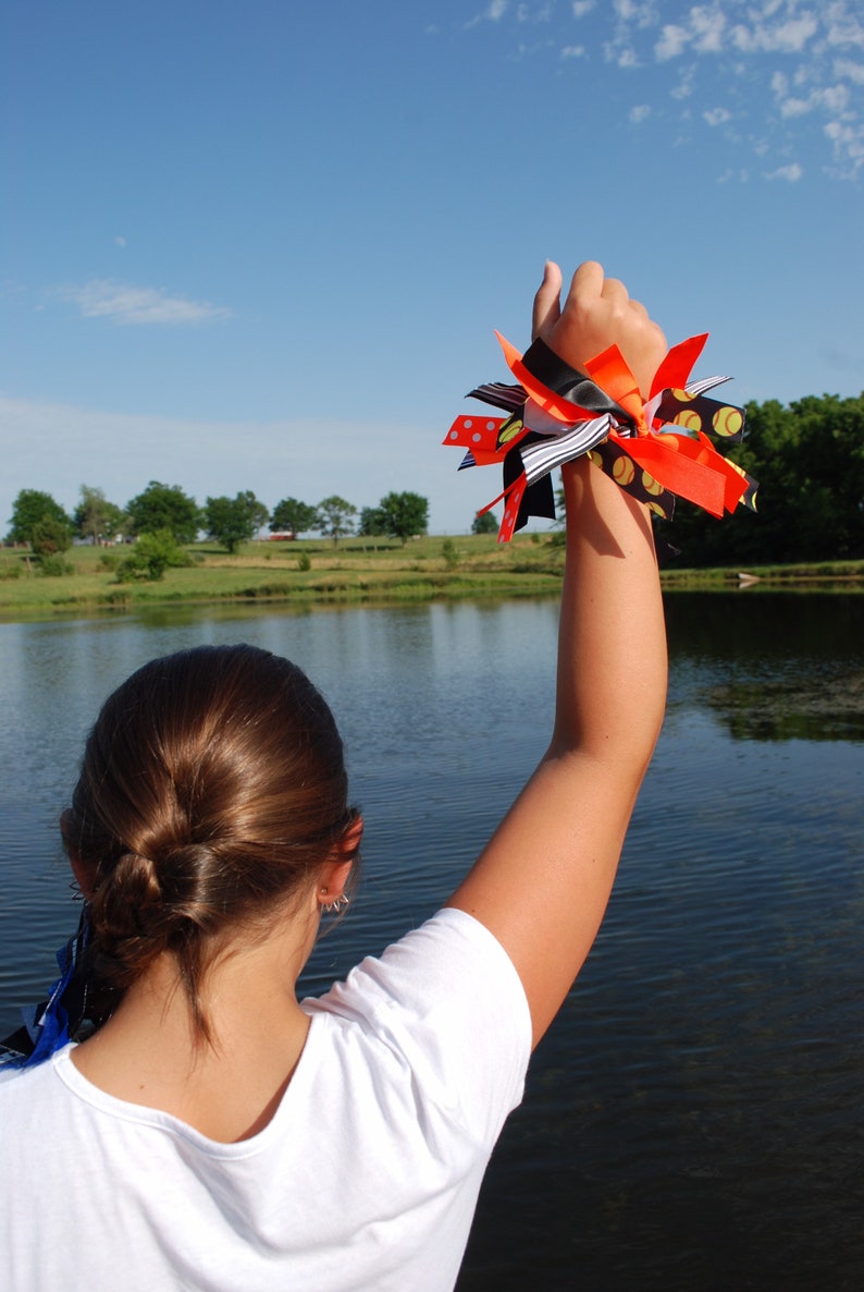 Choose Your Sport and Team Colors Orange and Blue Football Etsy