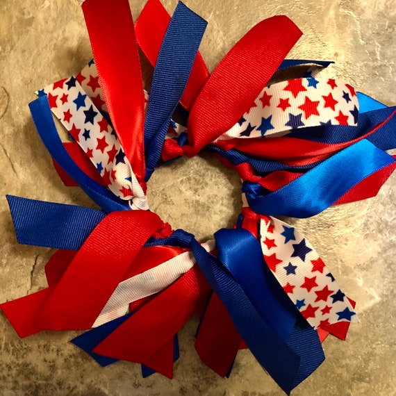 patriotic hair ties