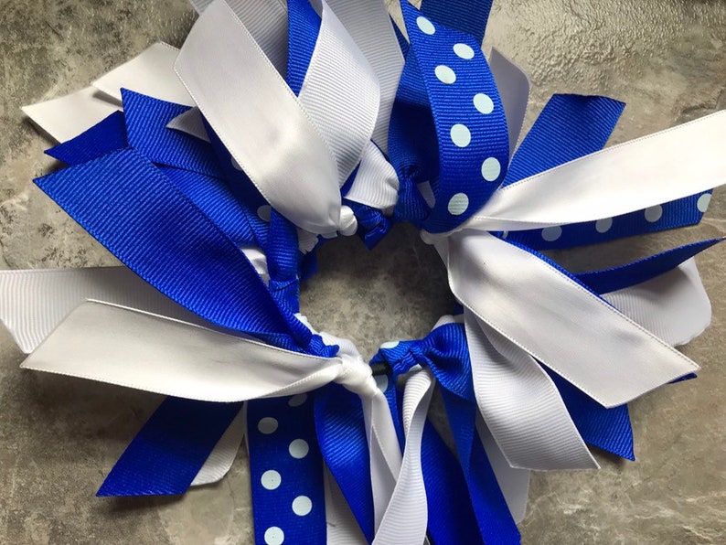 Choose Your Ribbon Scrunchie Hair Ribbon Streamers Hair Etsy