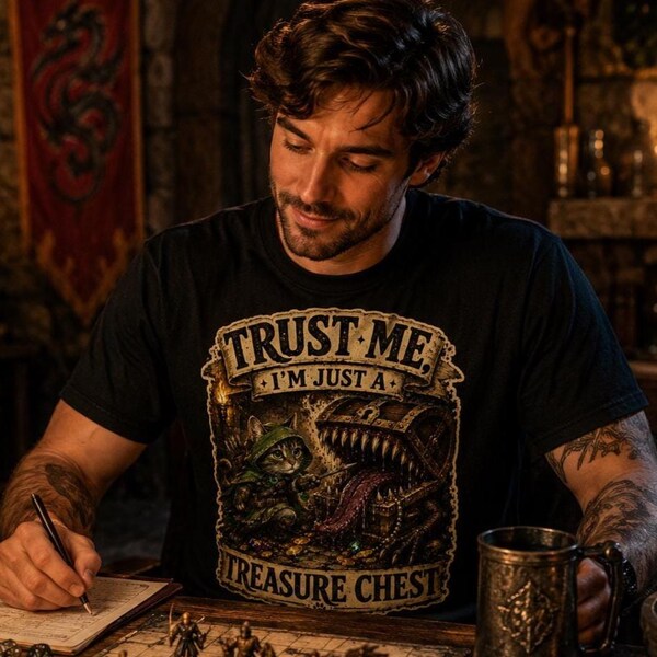 Trust Me I'm Just A Treasure Chest T-Shirt | Mimic DnD