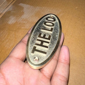 Personalisierte Messing Türschild | Individuelles Vintage Namensschild Hausnummer Wohnkultur