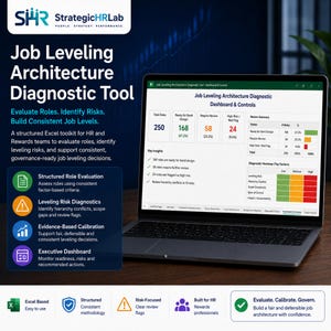Diagnosetool für die Stellenleveling-Architektur | HR-Excel-Arbeitsmappe (Digitaler Download)