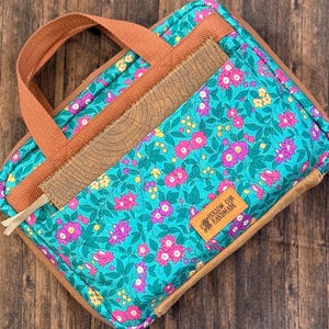 Quilted Cotton Bible Cover with Notebook Pocket | Christian Gift for Women
