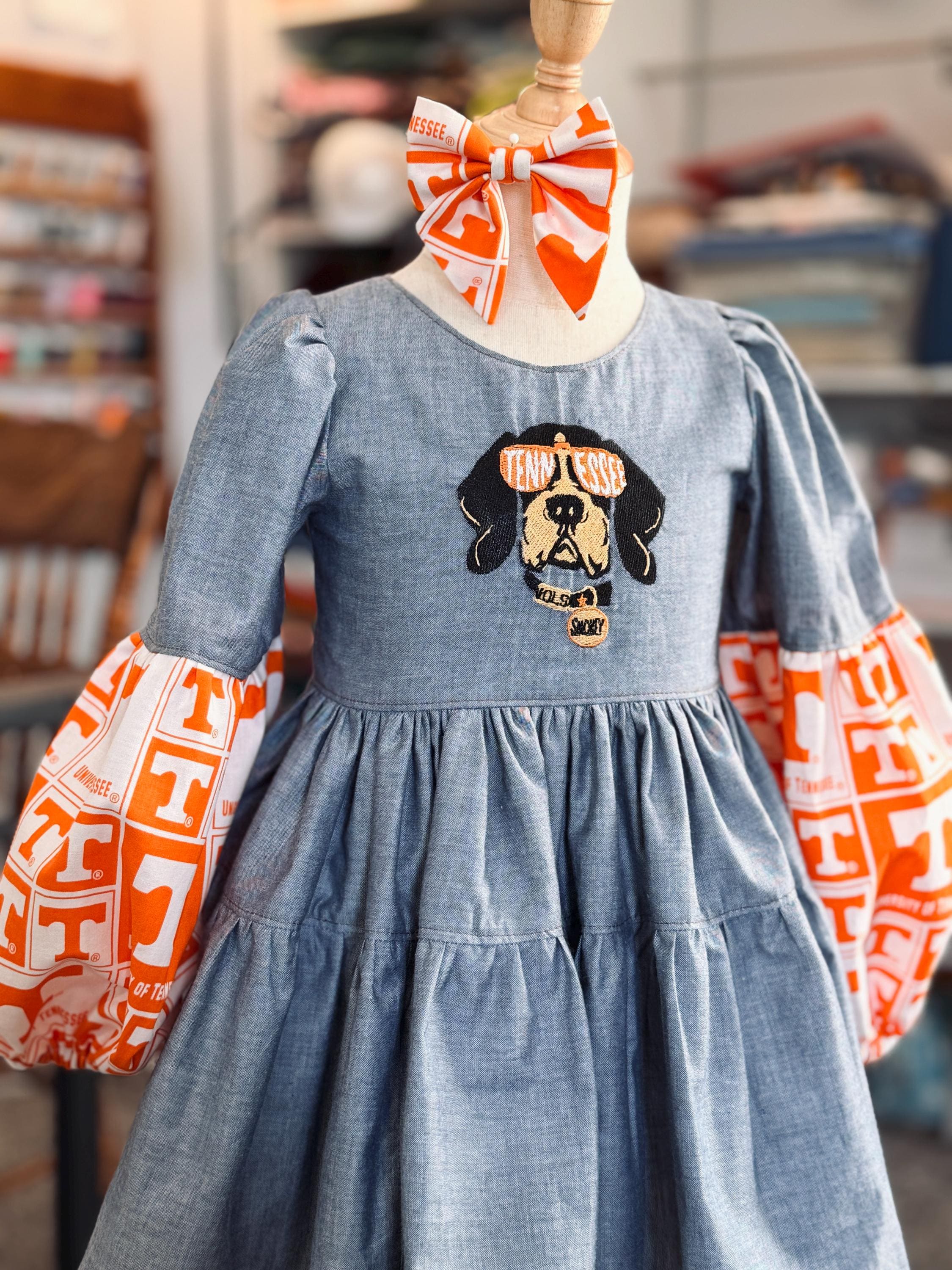 tennessee vols jersey dress Girls label: Improved Fit
