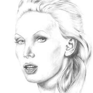 Nikki -  9x12 Original sketch