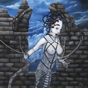 Forsaken Art Print • Greek Mythology Gothic Home Decor