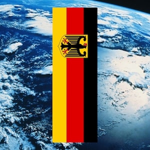 Duitse vlag met adelaar - metalen bladwijzer