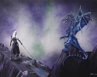 Dominanz Kunstdruck • Dungeons and Dragons Fantasy Wohndeko