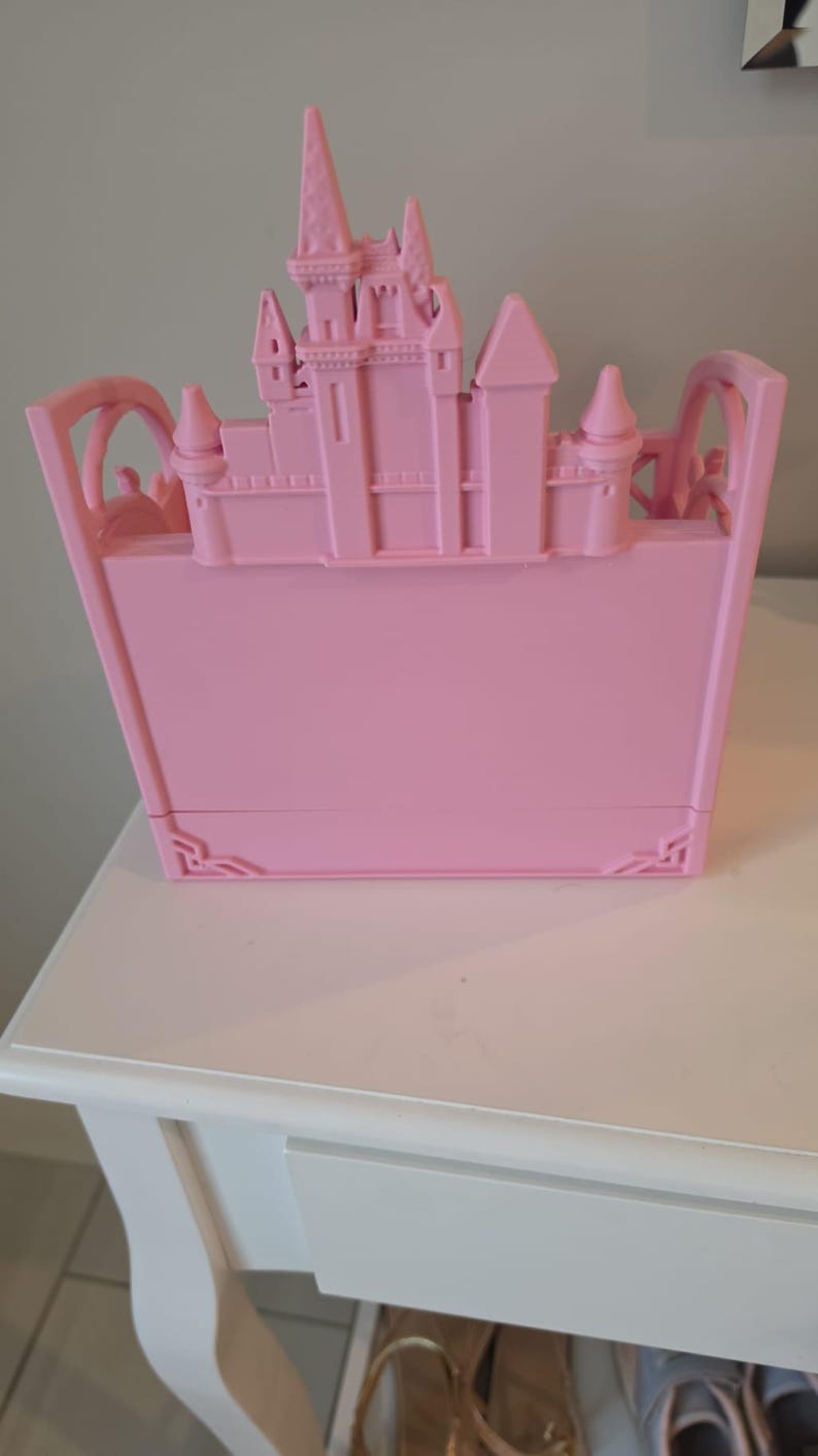 Organizador de mesa de 2 níveis em formato de castelo de princesa imagem 6