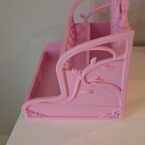 Organizador de mesa de 2 níveis em formato de castelo de princesa imagem 5