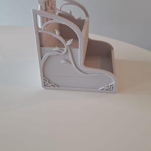 Organizador de mesa de 2 níveis em formato de castelo de princesa imagem 11