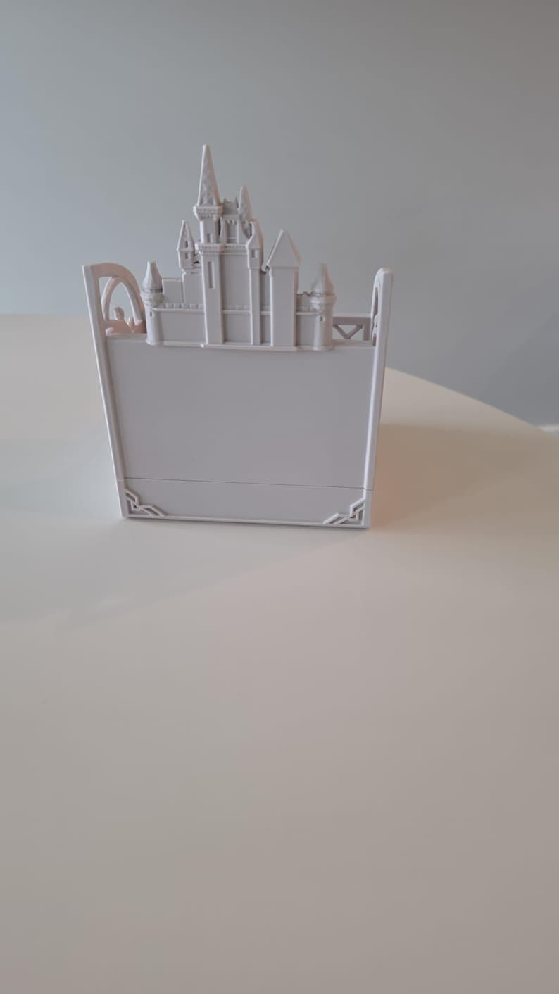 Organizador de mesa de 2 níveis em formato de castelo de princesa imagem 12