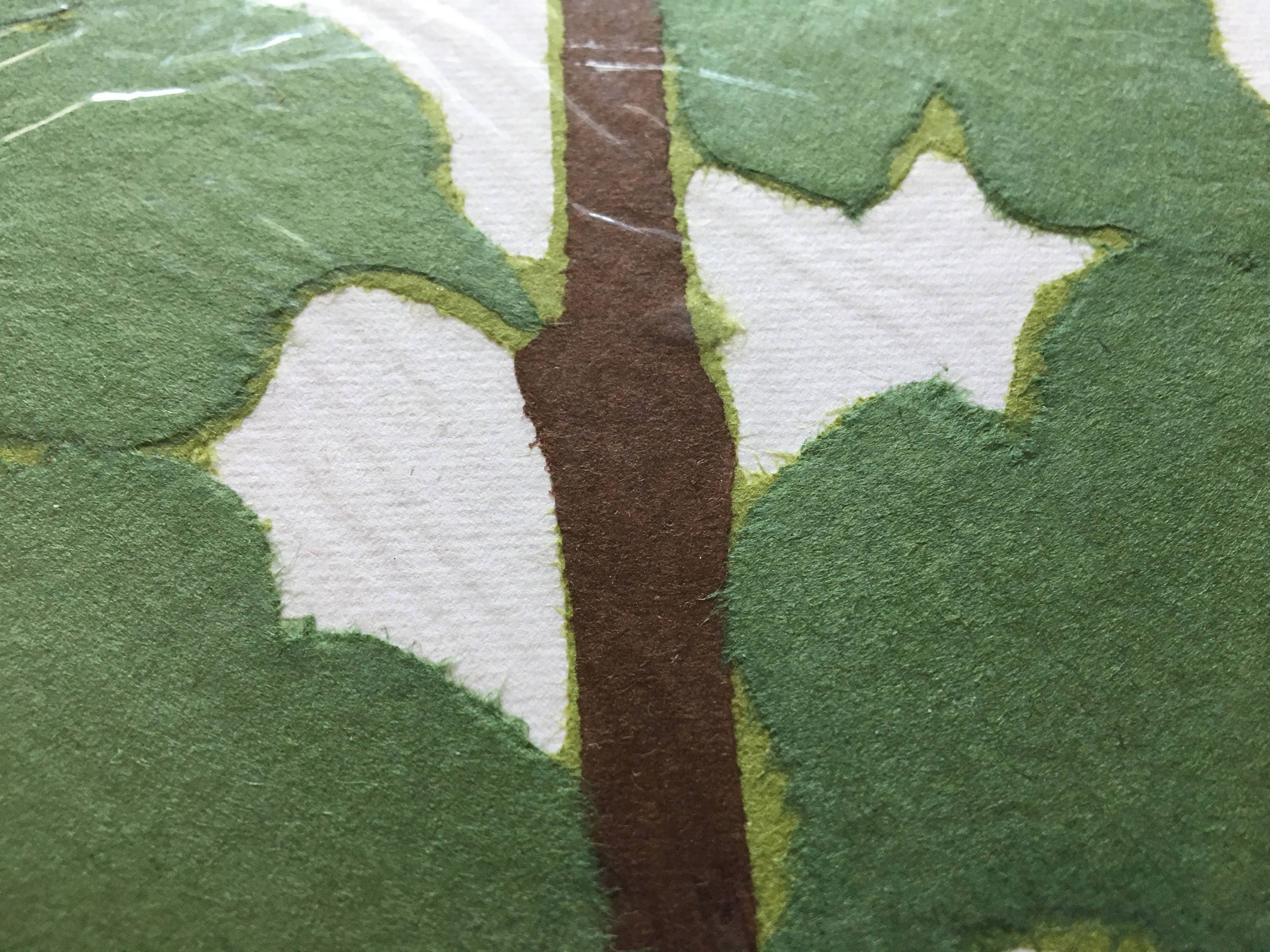 Chigirie, Japanese Torn Paper Art of a Chrysanthemum Flower. - Etsy