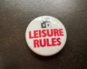 Ferris Bueller's Day Off promotional button.