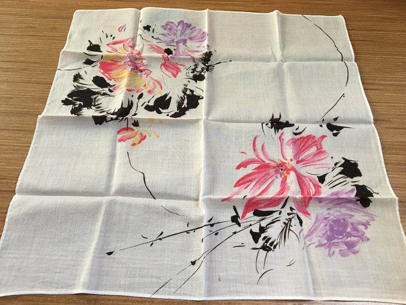 Floral cotton handkercheif.