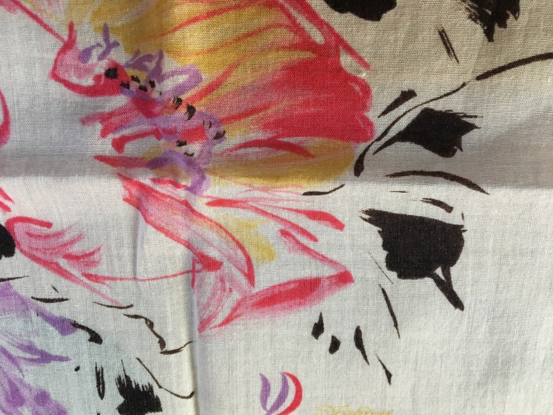 Floral cotton handkercheif.