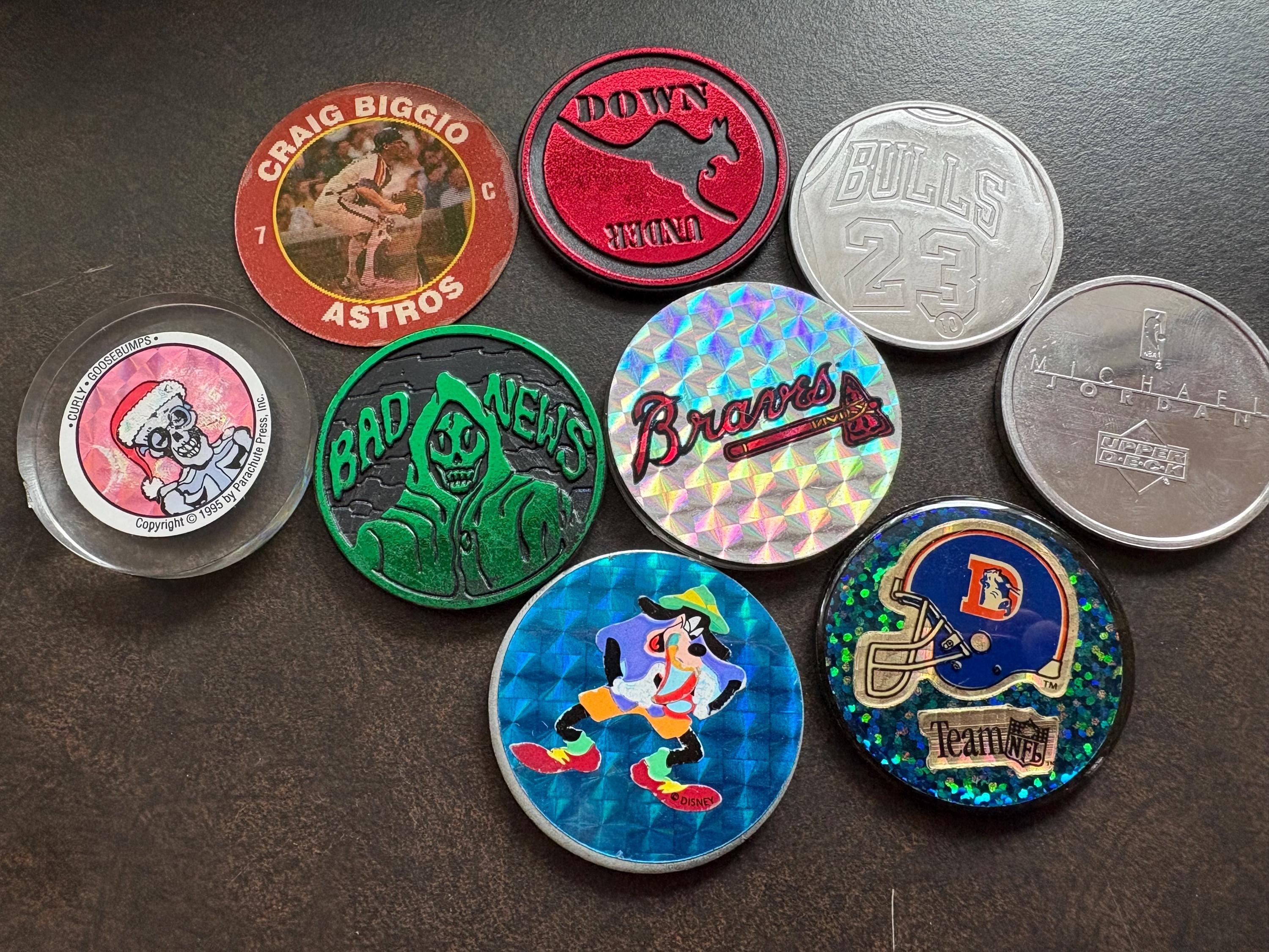 Collection 40 Pogs Et 6 Kinis Slammers Coca-Cola – Vintage 90s