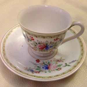 Made in Occupied Japan  demitasse cup and saucer set