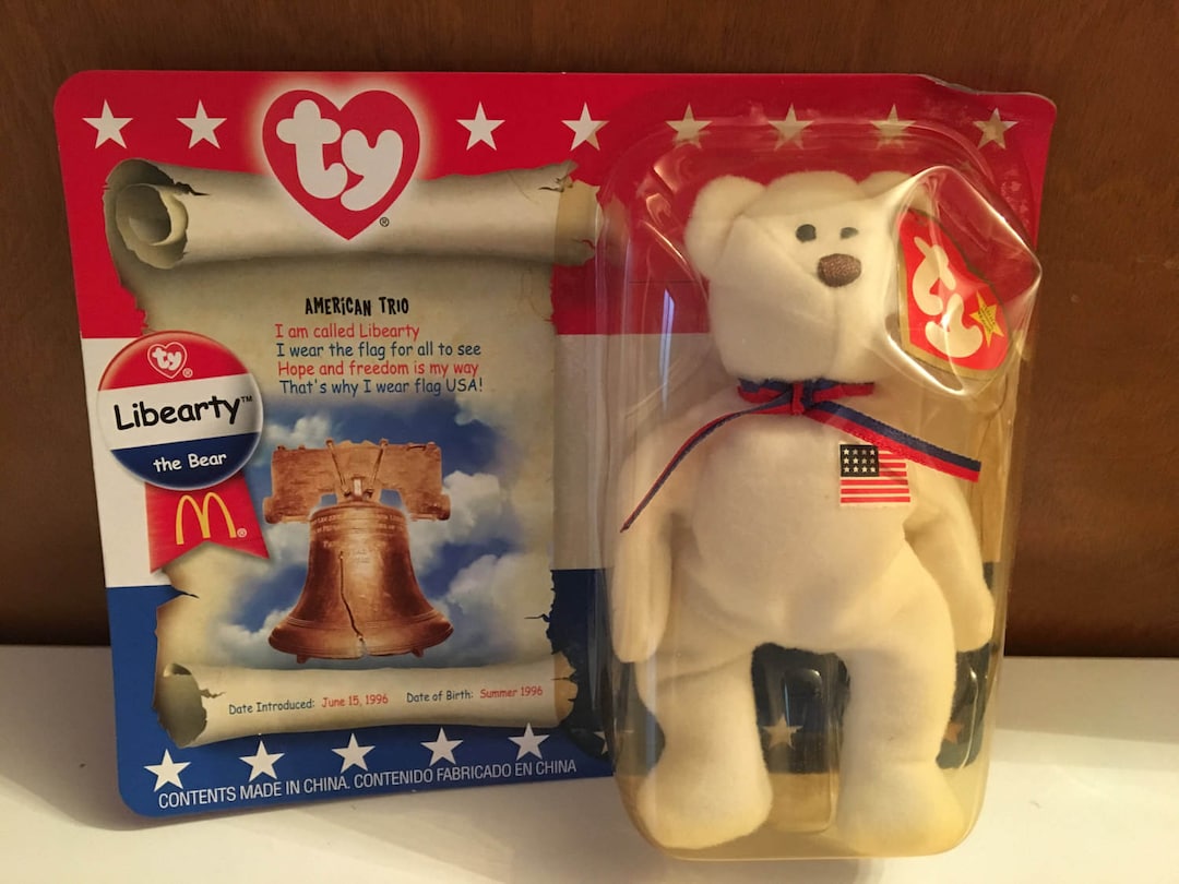 Mini Beanie Baby Mcdonald s Toy Libearty. Etsy