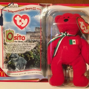 Osito the Bear, Beanie Baby McDonald promo.