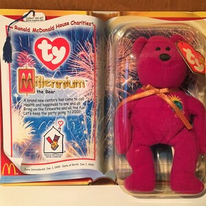 Millenium Bear McDonalds promo Beanie Baby.