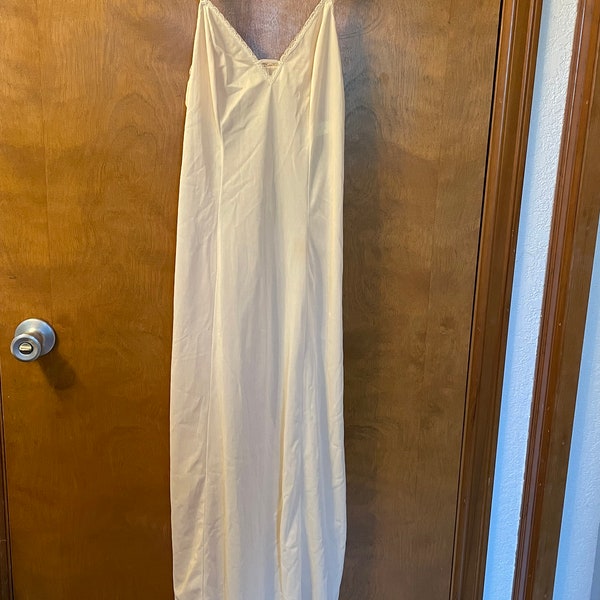 Vintage Beige Full Length slip.