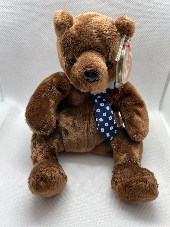 Hero Beanie Baby Bear Etsy