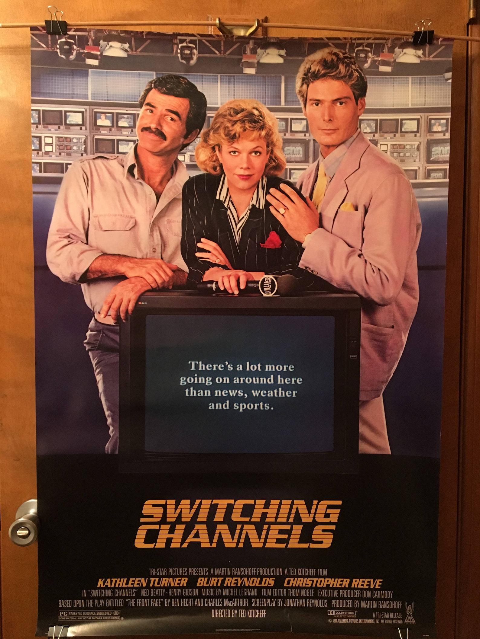 Movie Poster Switching Channels With Christopher Reeve. - Etsy