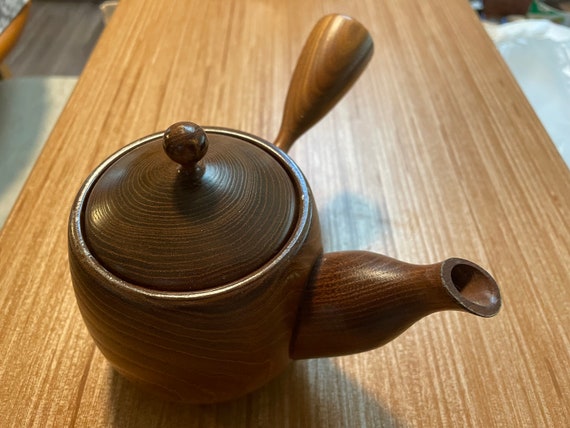 Wooden Teapot. - Etsy