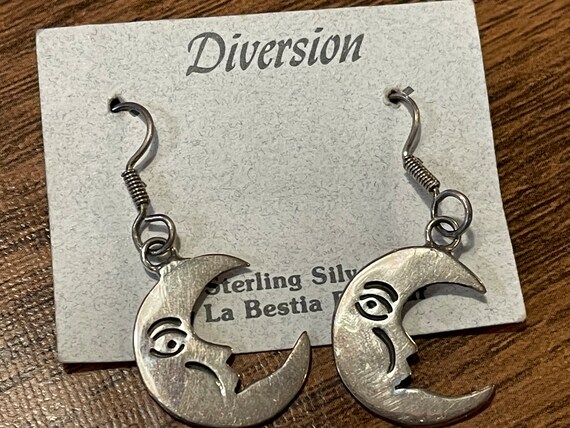 Silver Moon earrings