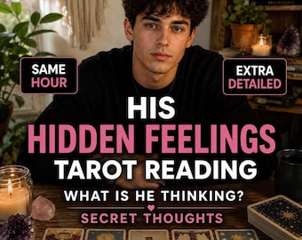 His Hidden Feelings Tarot Reading — What Is He Thinking? Secret Thoughts
