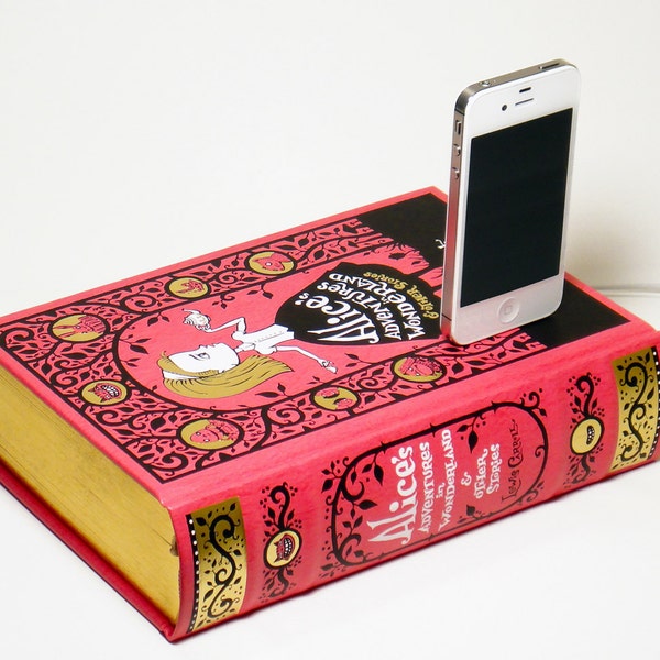 Alice in Wonderland Book Charger for iPhone 4S and iPod