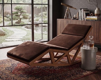 Palas de Rei Lounge Chair | Conceptual Design & Dimensions PDF | Ergonomic Modular Wood Chair for DIY Builders