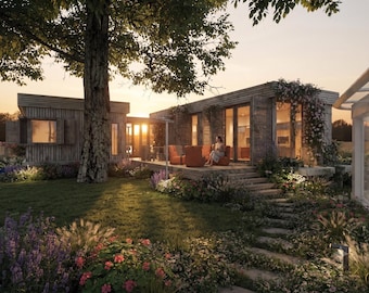 Modern Residential Conceptual Design | 103m2 Architectural Floor Plans | Digital Download