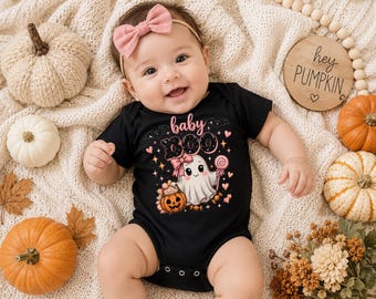 Baby Boo Shirt, Baby Halloween Outfit, süßer Geist Baby Bodysuit, Säugling Halloween Shirt, gruselige Saison Baby T-Shirt