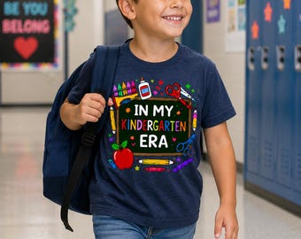 In meinem Kindergarten-Ära-Shirt Kindergarten-Shirt, zurück zu Schult-Shirt, erster Schultag-T-Stück, Kinderschul-Hemd, Jugend-Grafik-T-Stück