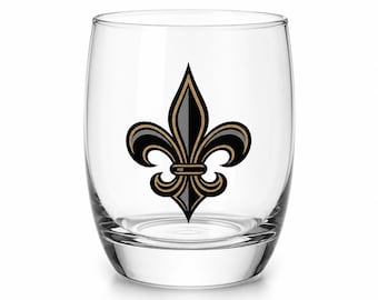 Fleur-de-Lis Whiskyglas | Bourbon Tasting Barware, New Orleans inspiriertes Trinkgeschirr