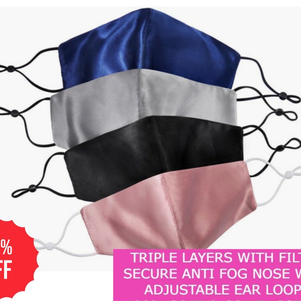 Silk Face Mask Uk Etsy UK