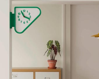 1970s Seiko Inspired Double Sided Station Clock | Retro Mid