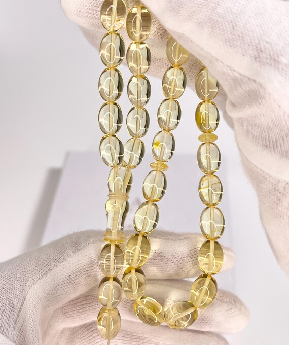 Tasbih (chapelet) Islamique En Ambre Naturel De La Baltique – 33 Perles, Certifié AGL, Provenance Lituanie