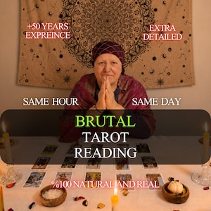 Brutal tarotläsning, utan sockeröverdrag, ärlig brutal psykisk förutsägelse