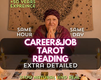 Same Hour Career Tarot Reading, Money & Job Insight (Psychic Guidance)