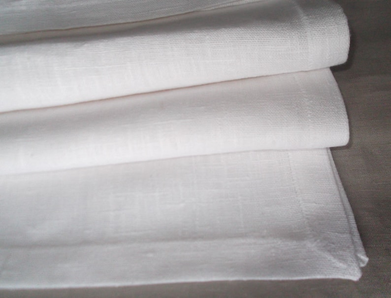 White square tablecloth ecologic pure linen table decor rustic home style wedding shower