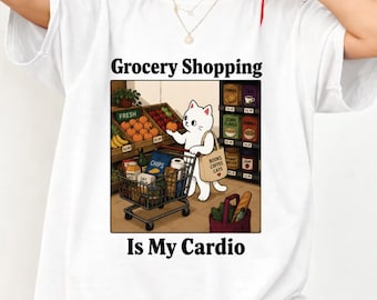 Funny Grocery Cat PNG, Shopping Humor Design, Sarcastic Lifestyle (Digital Download)