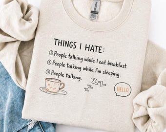 I Hate People PNG SVG Dxf Eps AI Funny Sarcastic Quote Design for Shirts and Crafts