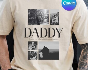 Personalized Photo Collage Canva Template (Father's Day Gift)