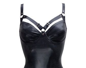 Rita Latex Harness Dress - Pandora Deluxe