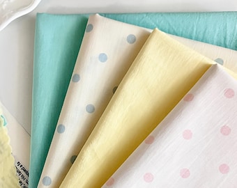 100% Cotton Polka Dot Fabric – Summer Skirts, Tops, Curtains by the Half Yard