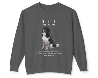 S.I.T. - Stay In Truth - ユニセックス軽量クルーネック スウェットシャツ
